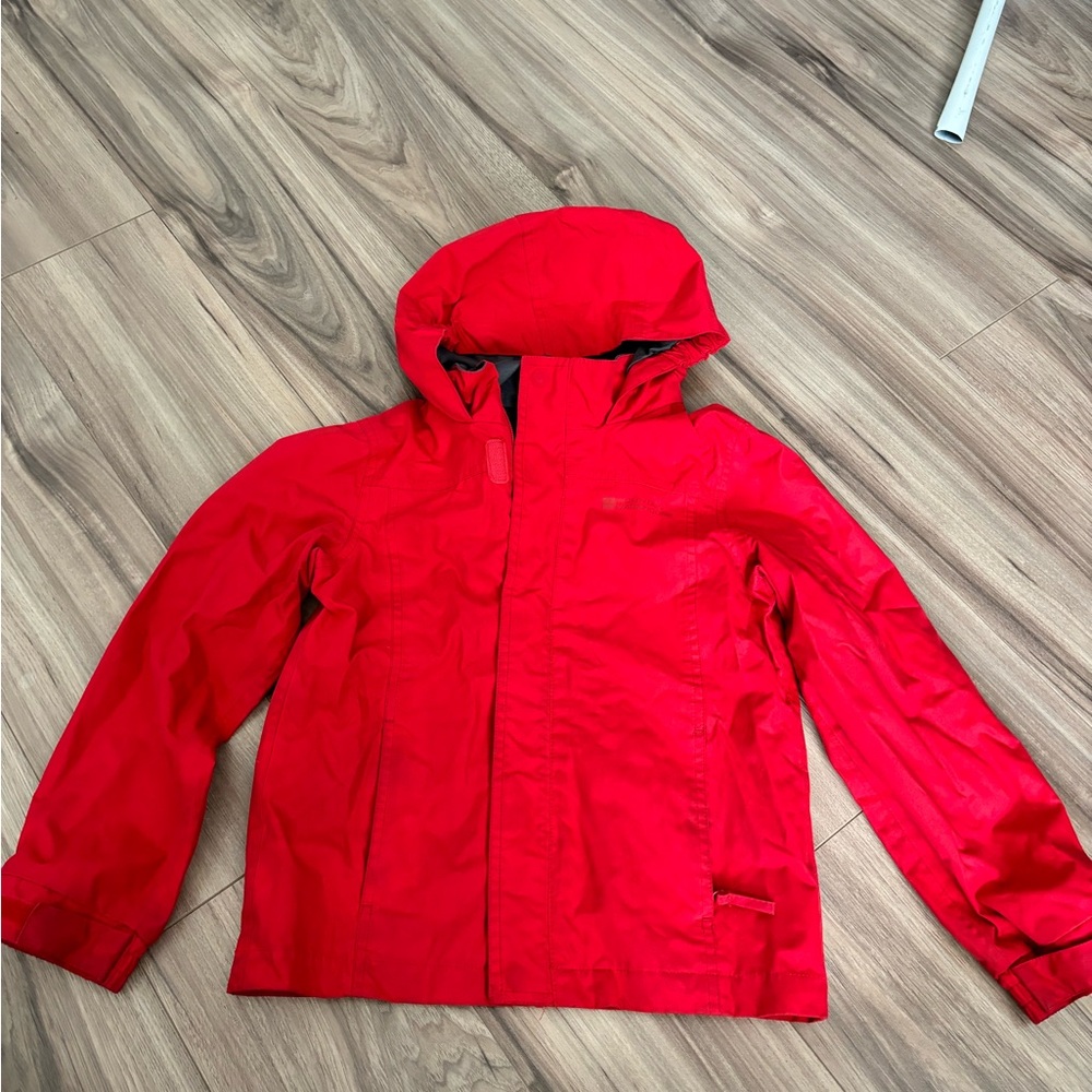Mountain Warehouse Red Kids Rain Jacket - size 7-8yrs